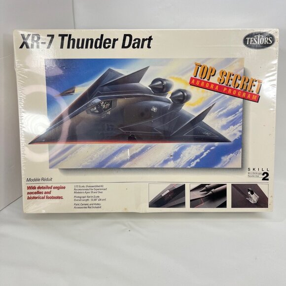 Testors XR-7 Thunder Dart 567 1/72 FS NEW Model Kit Sealed Old stock - Picture 1 of 7